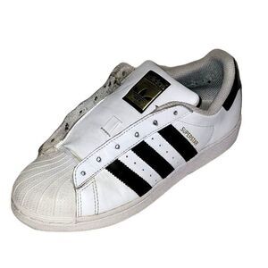 Adidas Womens Shoes White 7.5 Sneakers Superstar Shell Top